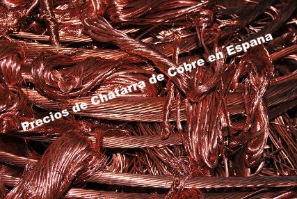 Precios de chatarra de cobre en España